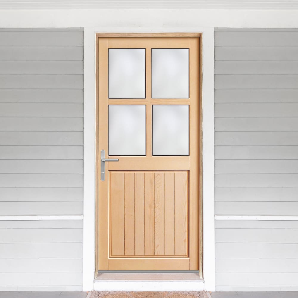 Porte de service en bois Sarlat façade