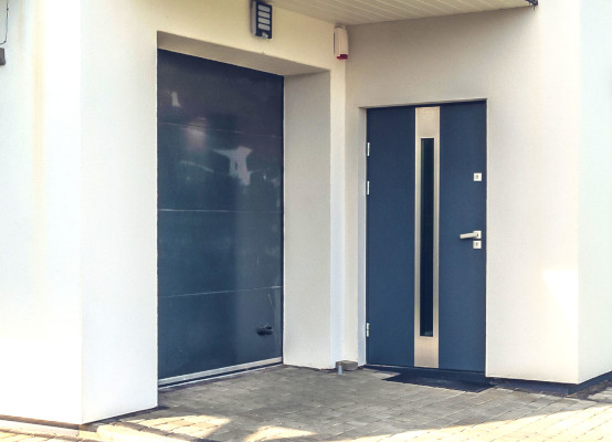 Porte de service en PVC-Alu