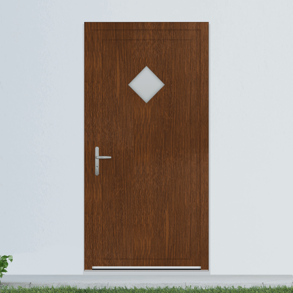 Porte de service Pantin noix