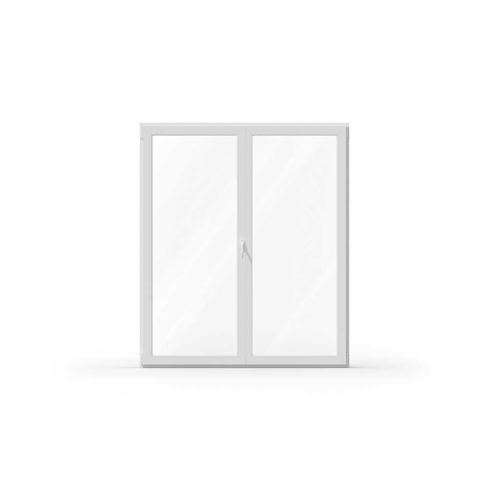 Oscillo‑battant à deux vantaux, ouverture gauche et droite Oscillo‑battant à deux vantaux, ouverture gauche et droite