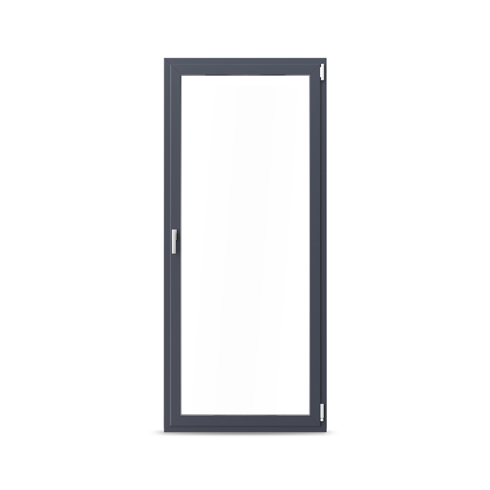 Porte-fenêtre VEKA en anthracite