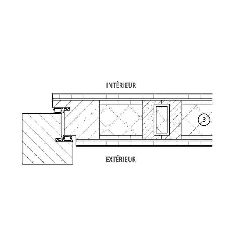 Portes Dentrée En Bois Coupes Détails Plans Cad