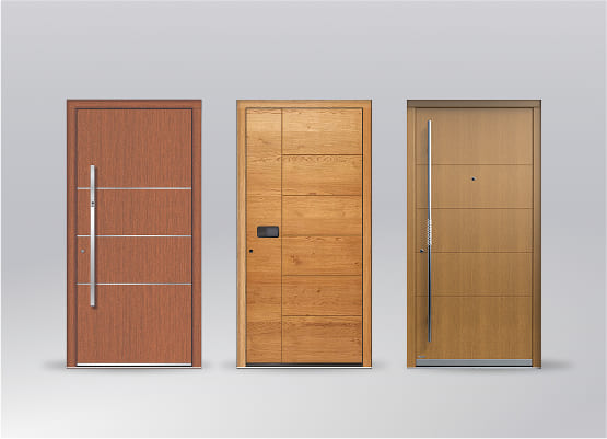 Couleurs pour portes d'entrée en bois