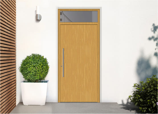 Porte d'entrée avec imposte