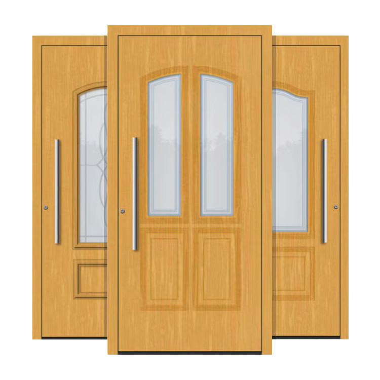 Porte d'entrée bois style fermier