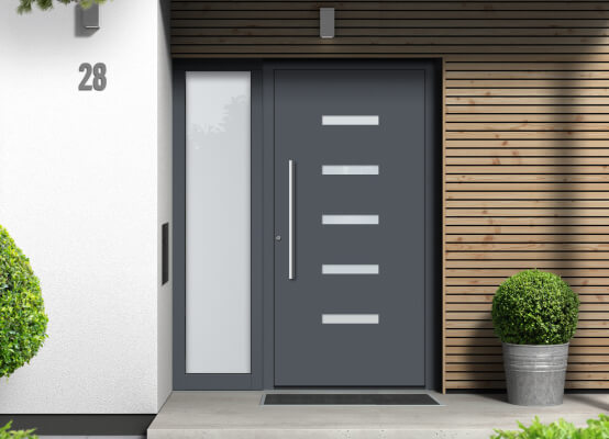 avantages porte d'entrée alu