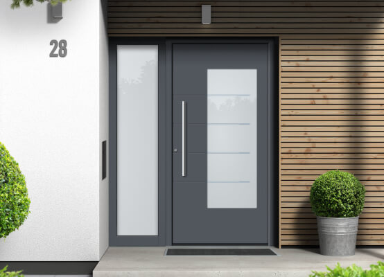 avantages porte d'entrée alu