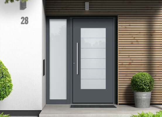 avantages porte d'entrée alu