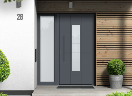 avantages porte d'entrée alu