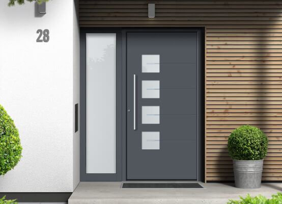 avantages porte d'entrée alu