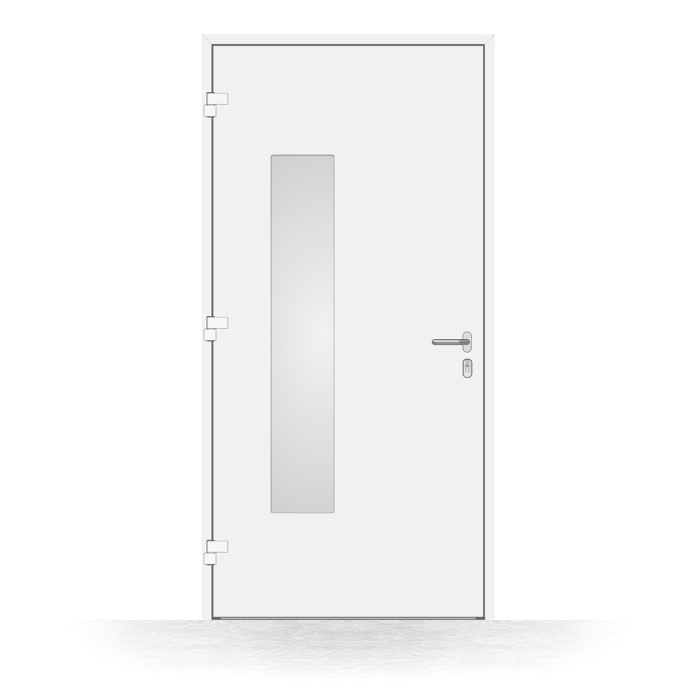 Porte d'entrée Angers, vue intérieure