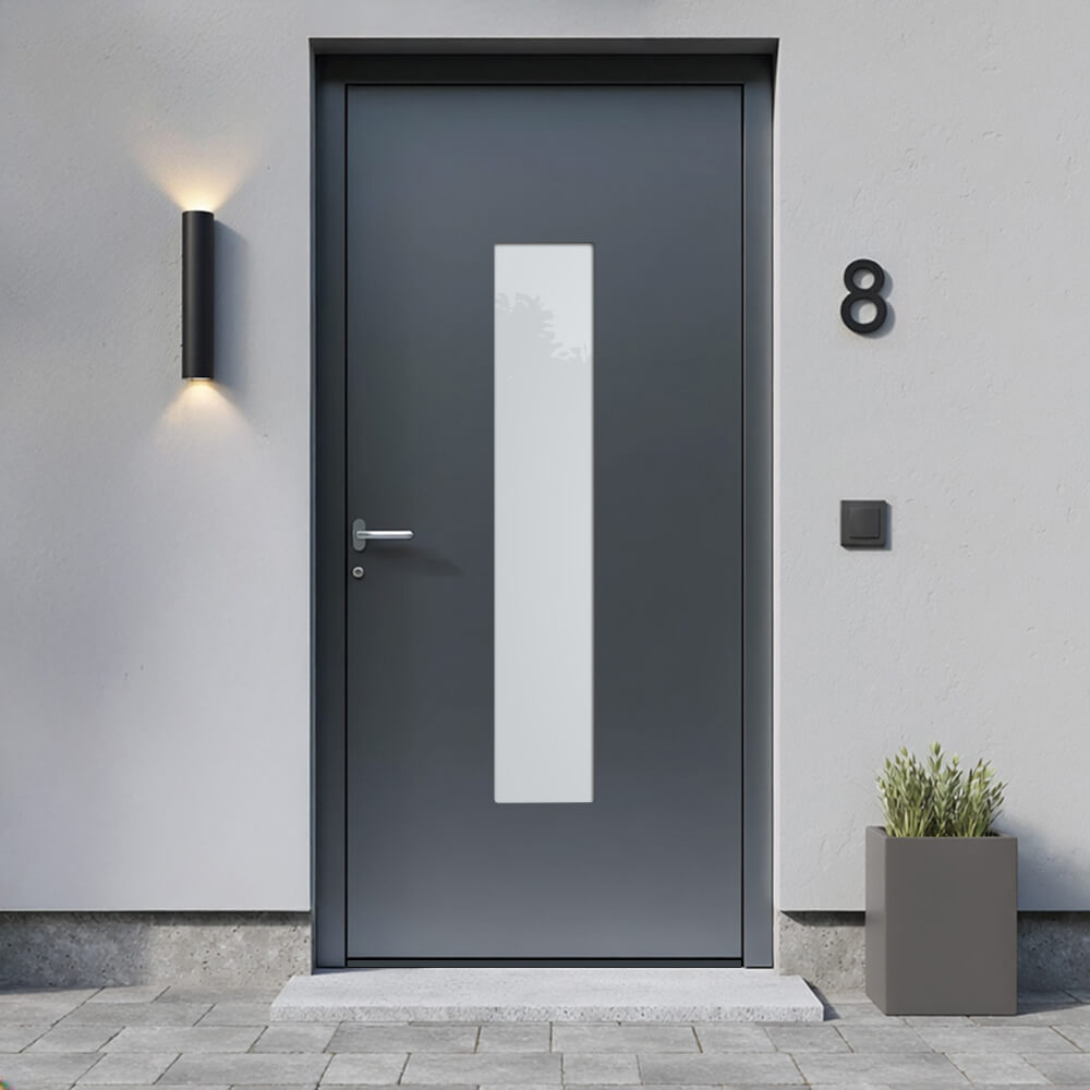 Porte d'entrée Dijon, installation