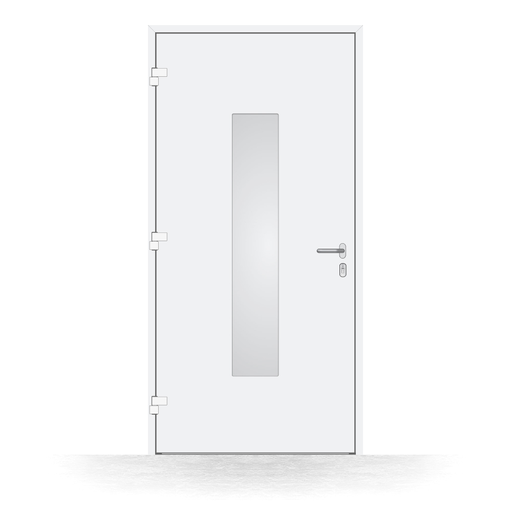 Porte d'entrée Dijon, vue intérieure