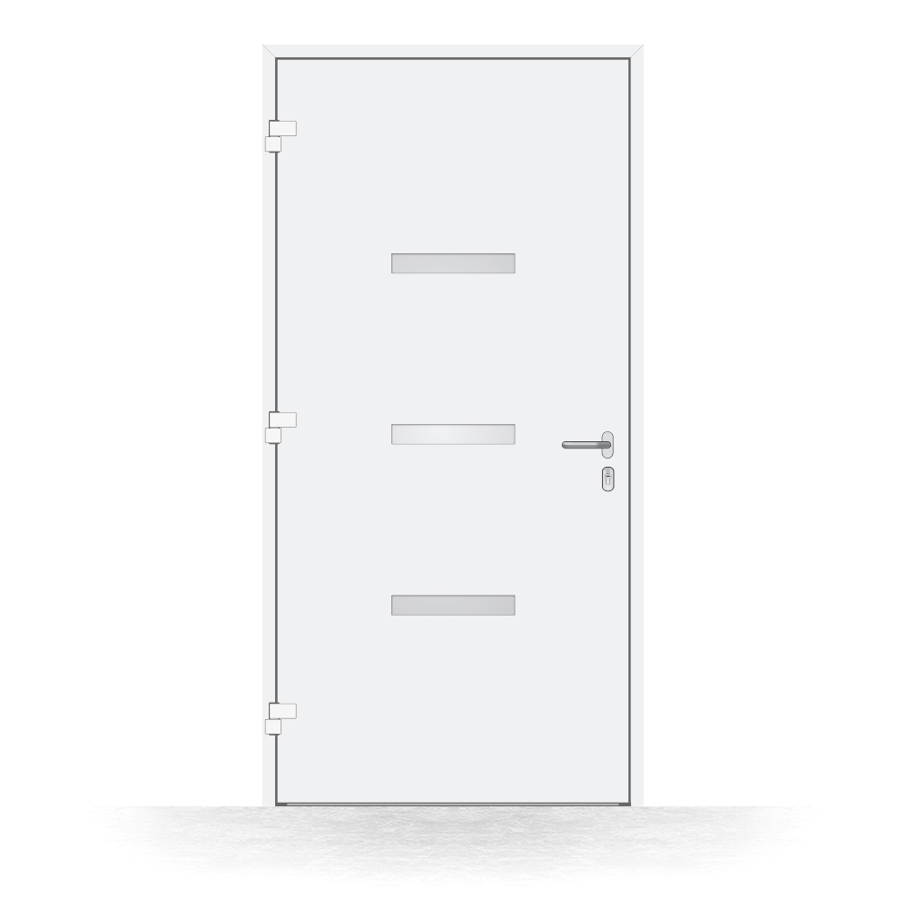 Porte d'entrée Reims, vue intérieure