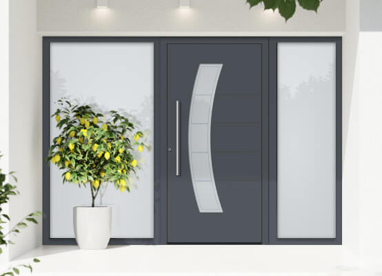 porte d'entrée alu