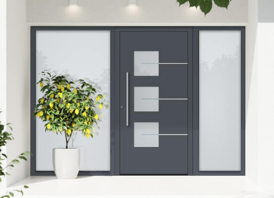porte d'entrée alu