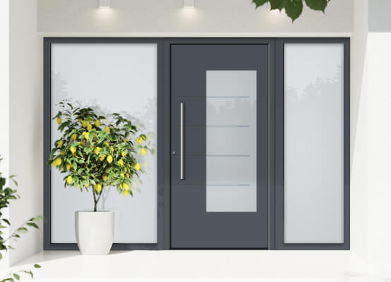 porte d'entrée alu