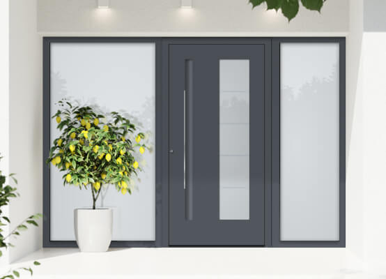 porte d'entrée alu