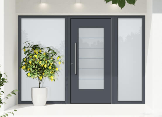 porte d'entrée alu
