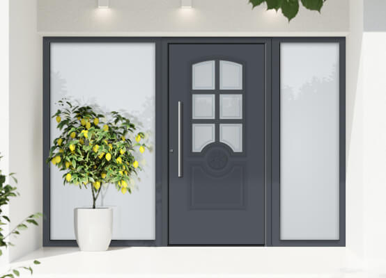 porte d'entrée alu