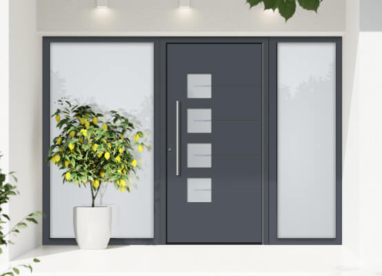 porte d'entrée alu