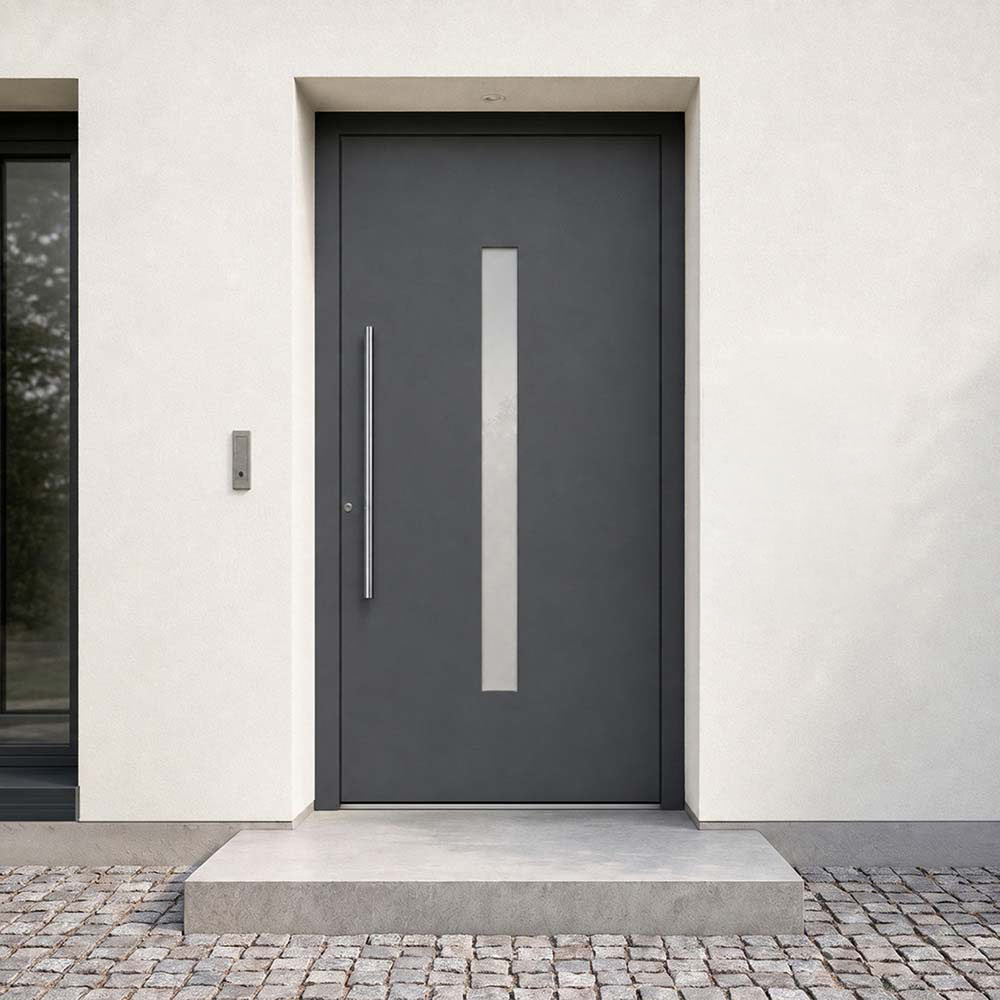 Porte d'entrée Schüco anthracite Porte d'entrée Schüco anthracite