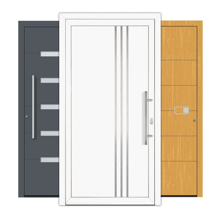 Porte d'entrée moderne et minimaliste