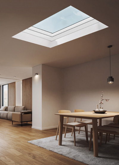 Fenêtre de toit plat