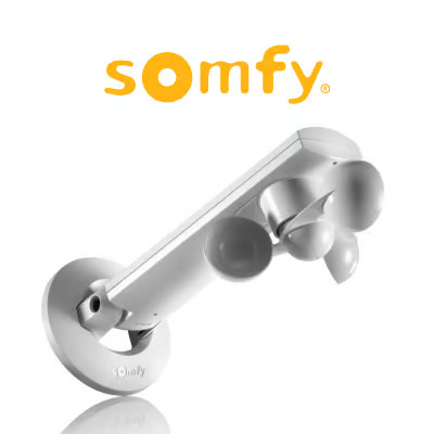 Capteur de vent Somfy pour store banne