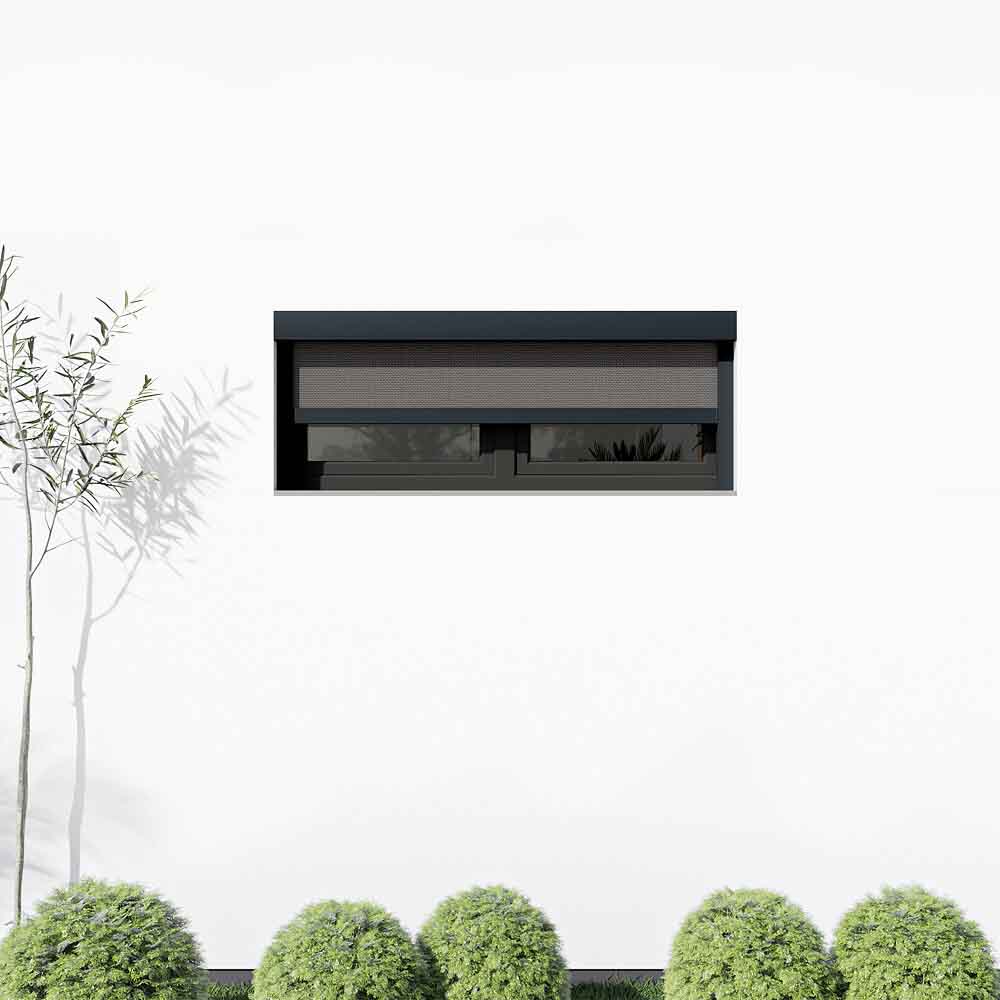 Store enrouleur extérieur 150 cm sur façade