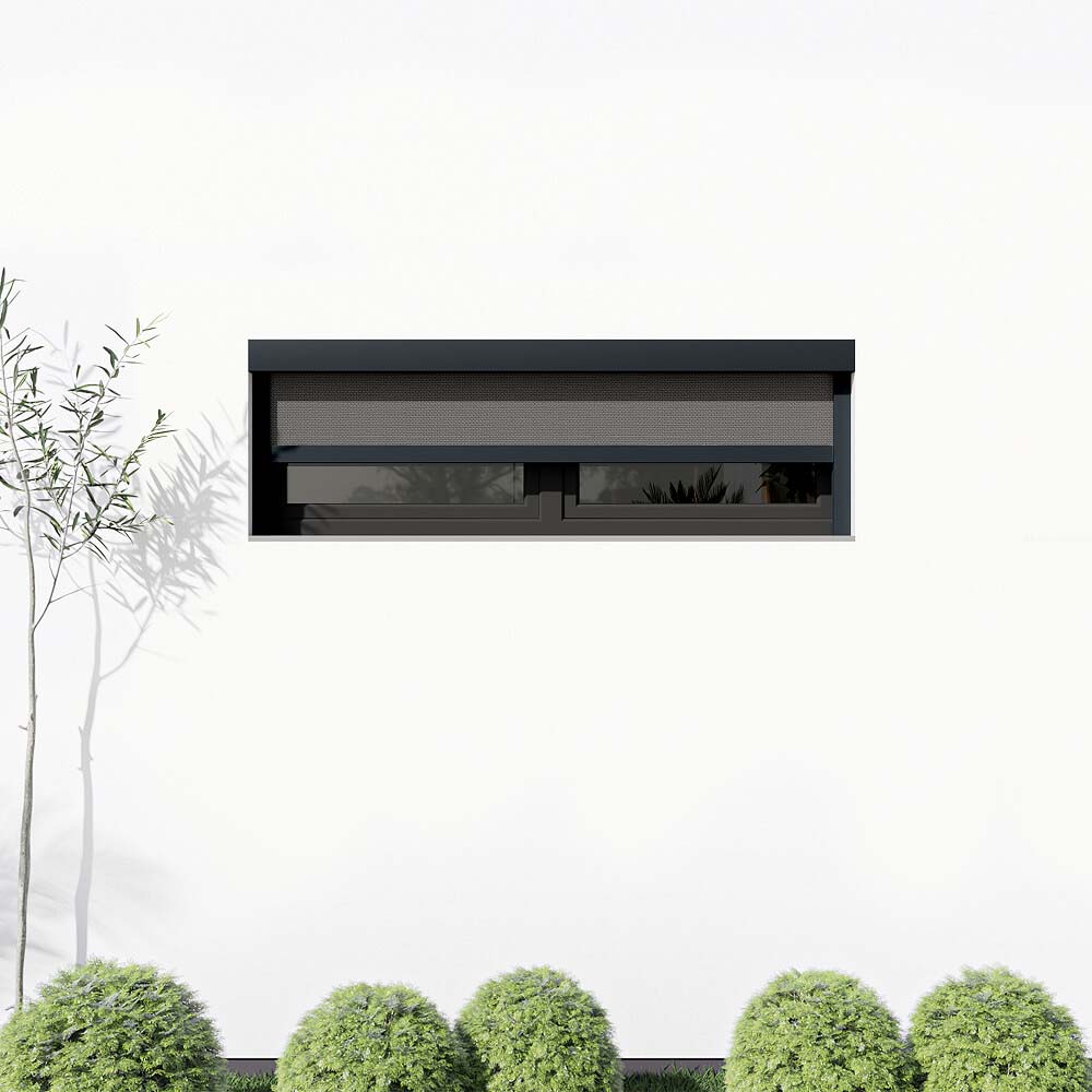 Store enrouleur extérieur 180 cm sur façade