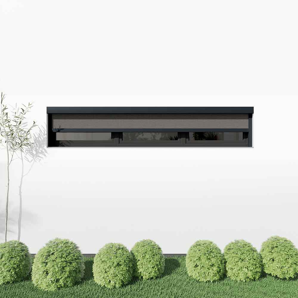 Store enrouleur extérieur 300 cm sur façade