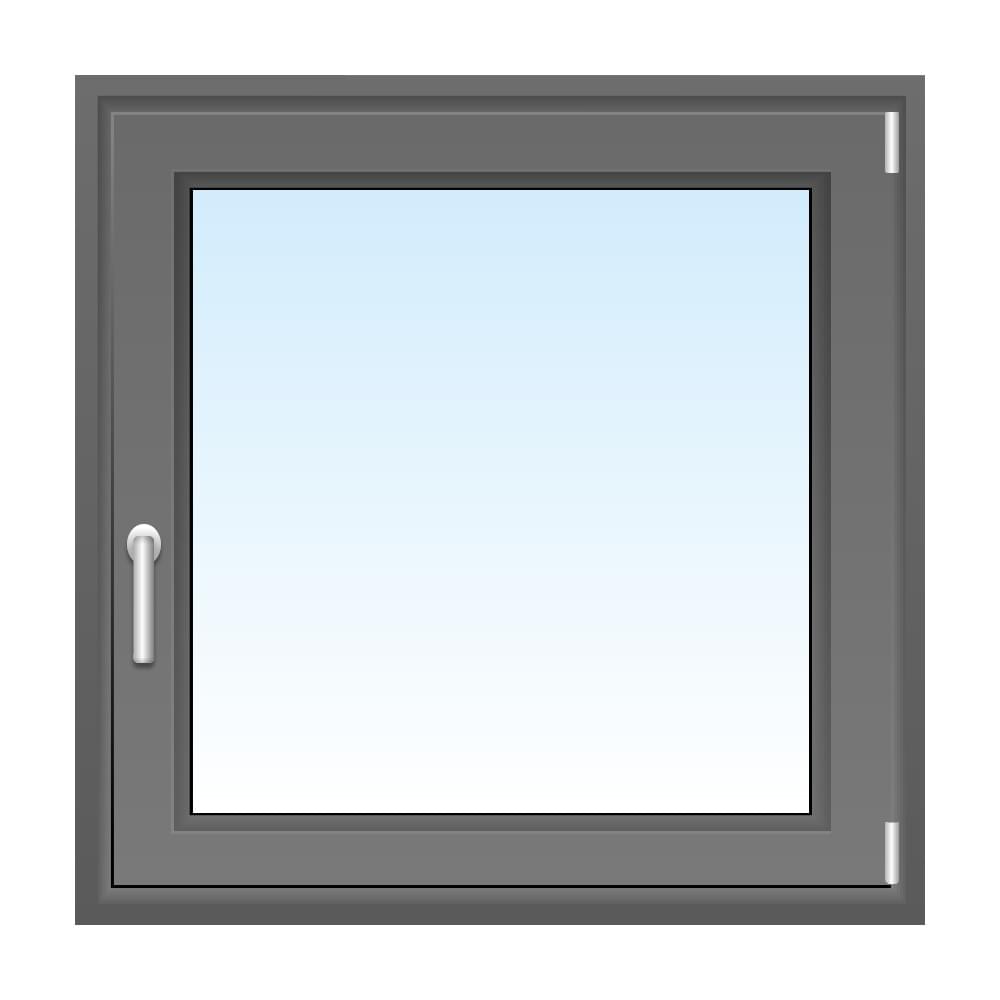 Fênetre PVC gris