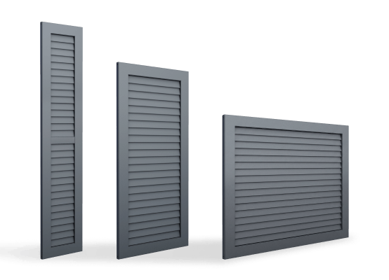 Volets battants dimensions