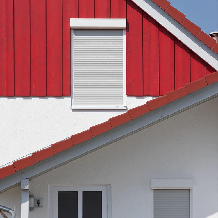 Volet roulant extérieur rectangulaire - façade
