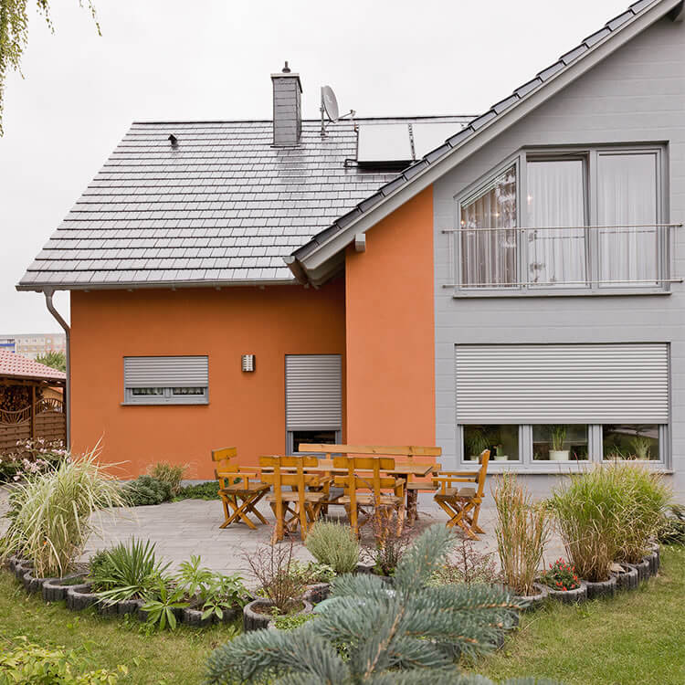 Façade avec volet roulant intégré Standard 
