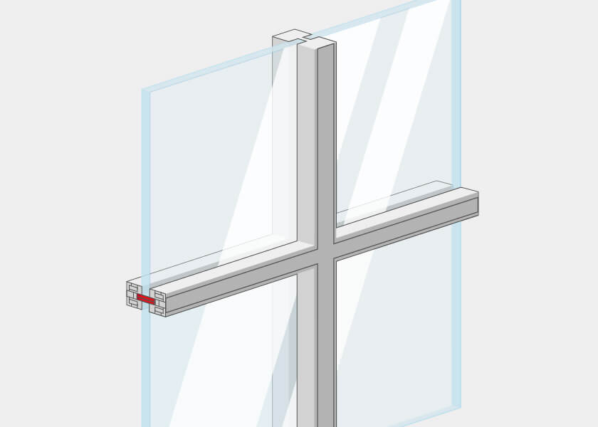 croisillons pour baies soulevantes coulissantes en pvc-alu