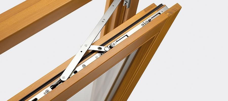 Fenêtre Bois oscillo battante 70mm - Cim Porraz - Menuiserie bois PVC